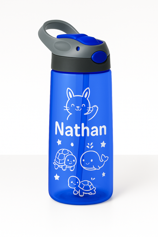 Bouteille Personnalisable 450 ml en Tritan™ – Gravée & Sans BPA, Anti-Fuite