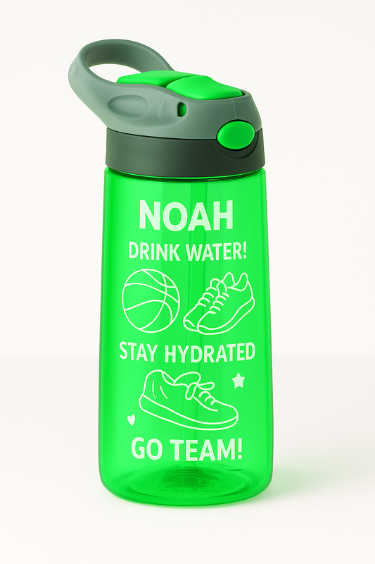 Gourde personnalisée 450 ml en Tritan™ – légère, sans BPA et anti-fuite