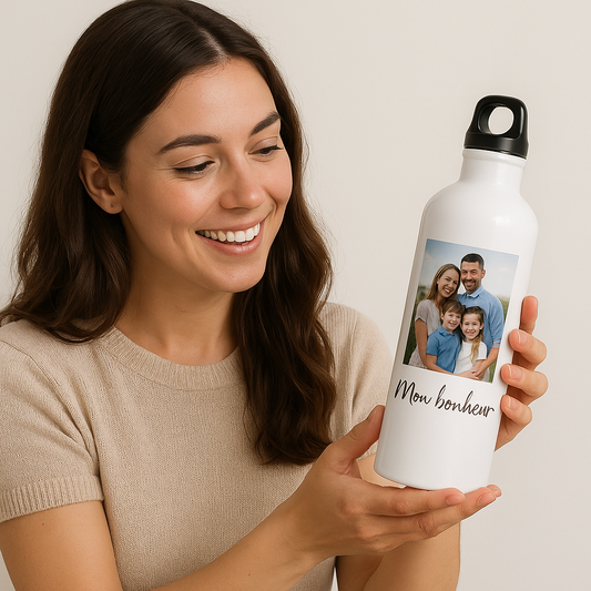 Bouteille isotherme en acier inoxydable recyclé 500 ml / 750 ml – Écologique, réutilisable et durable
