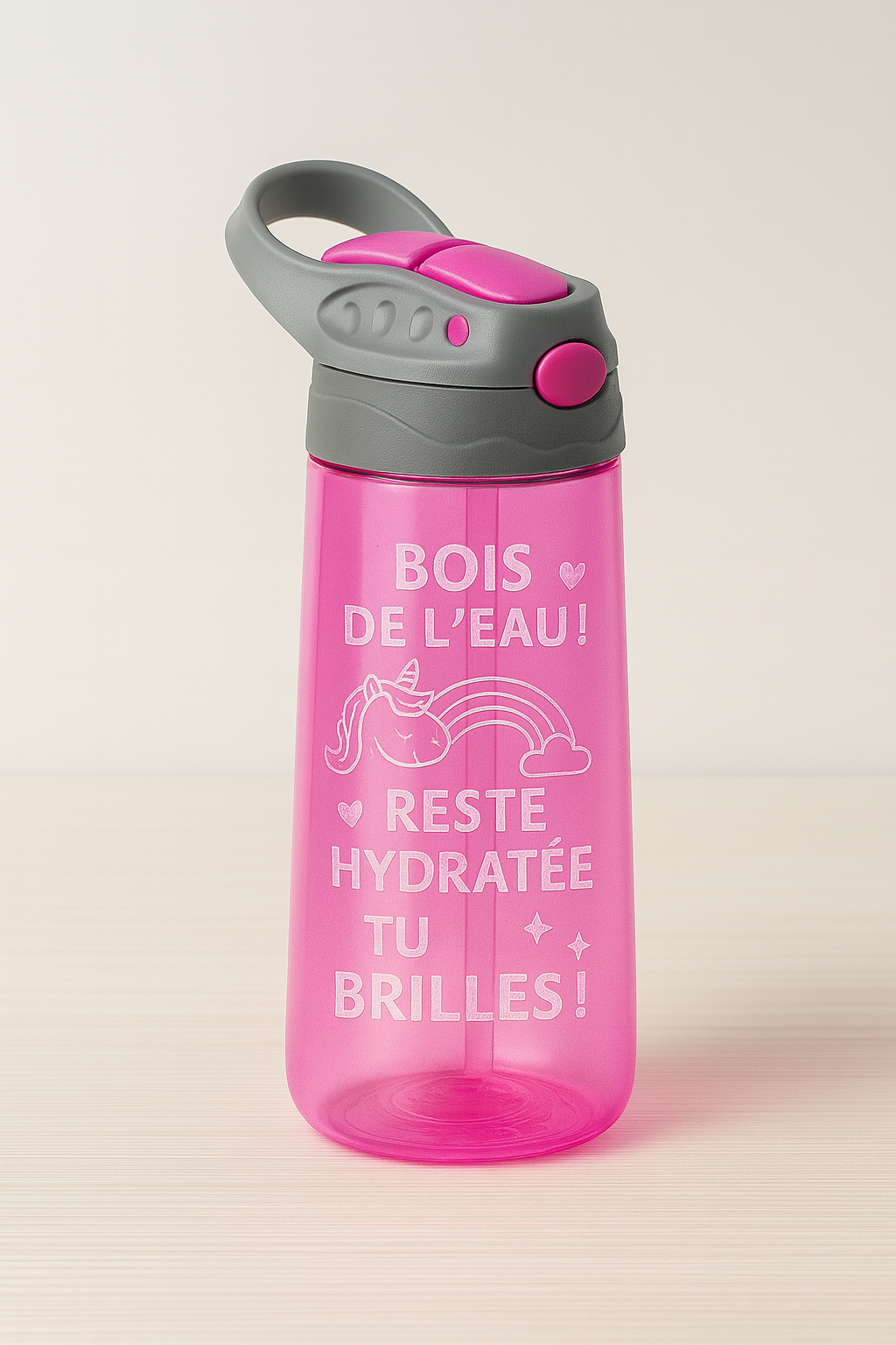 Bouteille Personnalisable 450 ml en Tritan™ – Gravée & Sans BPA