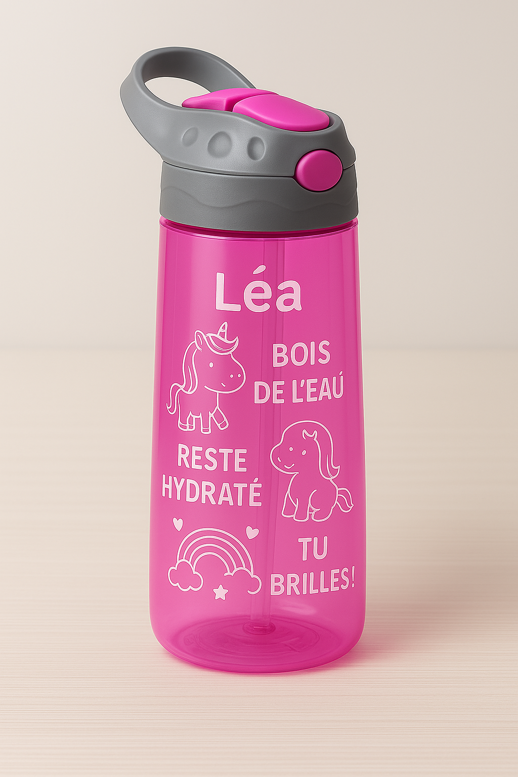 Bouteille Personnalisable 450 ml en Tritan™ – Gravée & Sans BPA