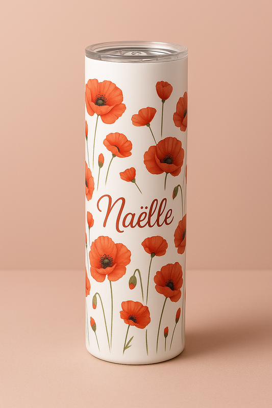 Gourde isotherme 590 ml en acier inoxydable double paroi – Personnalisable par sublimation