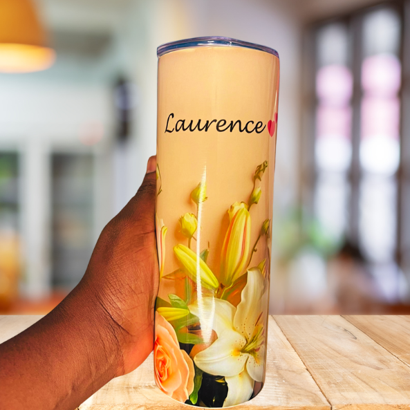 Gourde isotherme 590 ml en acier inoxydable double paroi – Personnalisable par sublimation